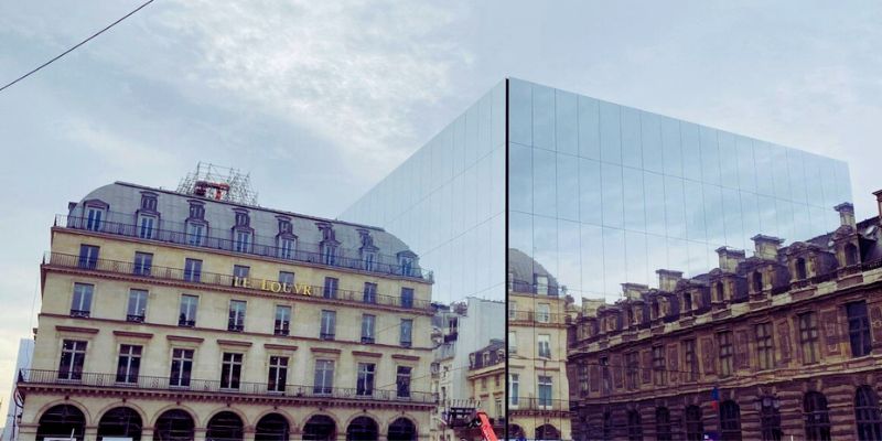 Chantier Fondation Cartier au Louvre Paris 75